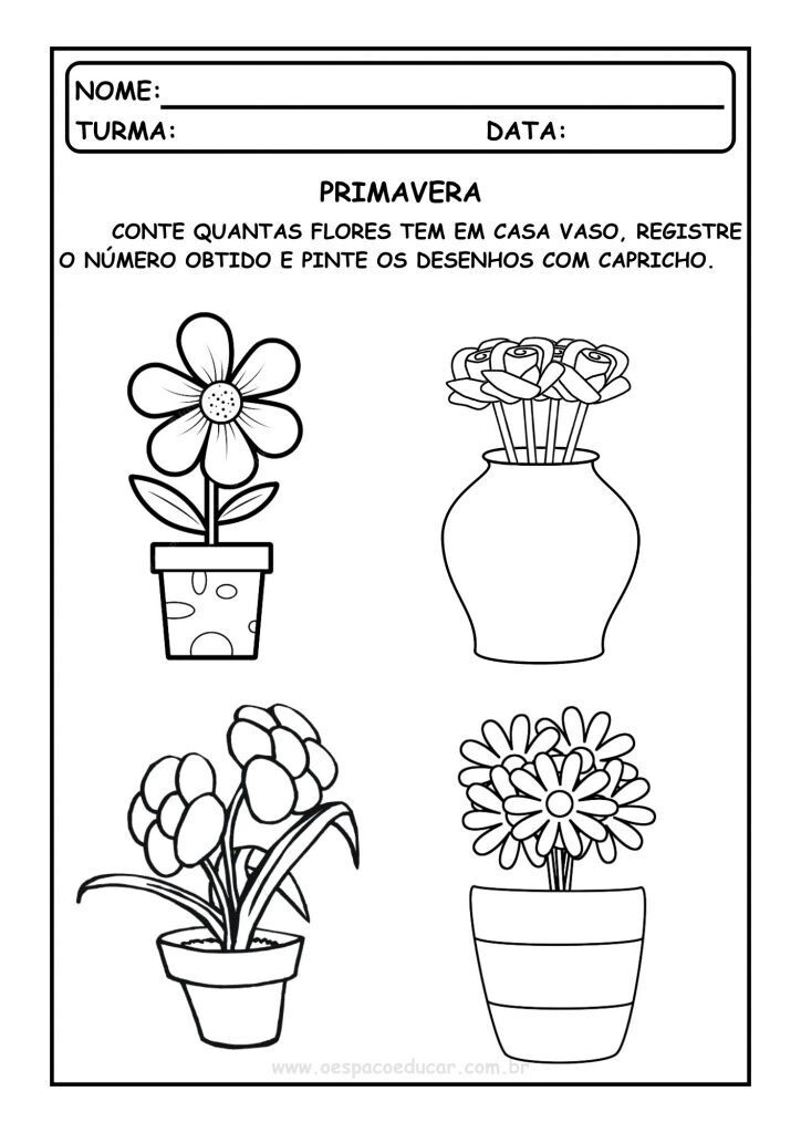 Educação Infantil: atividades para a Primavera!