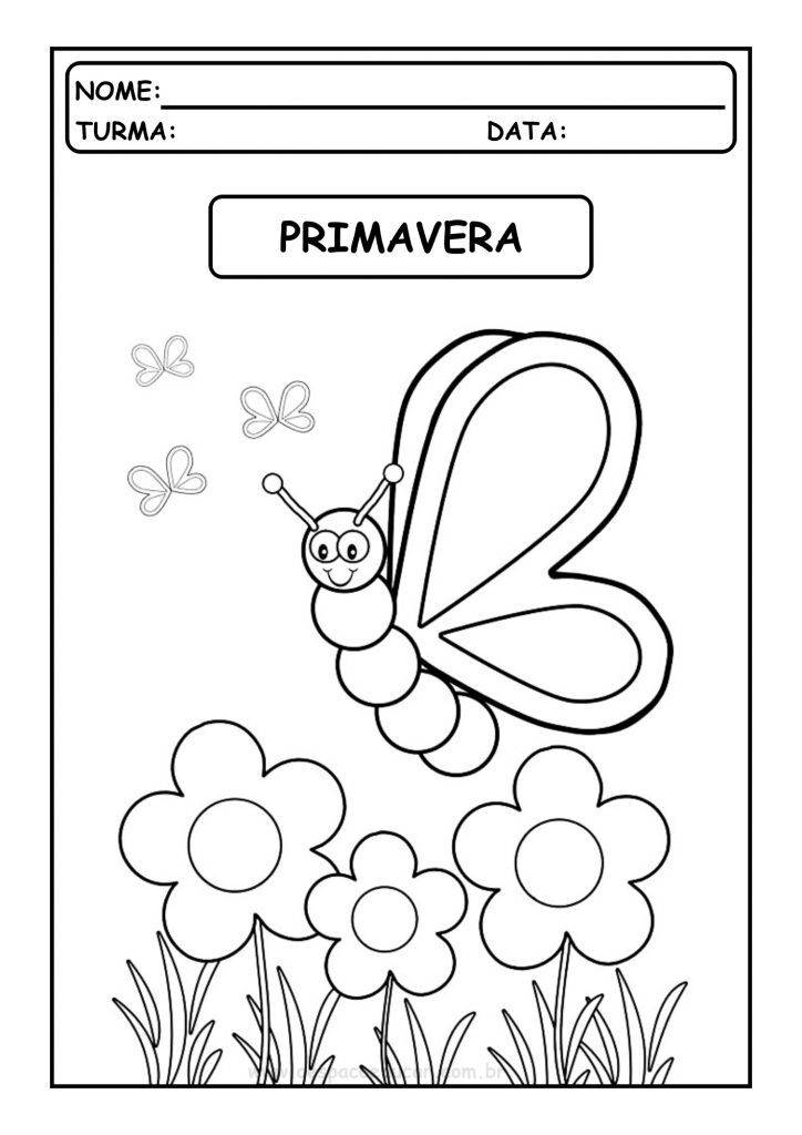 Educação Infantil: atividades para a Primavera!