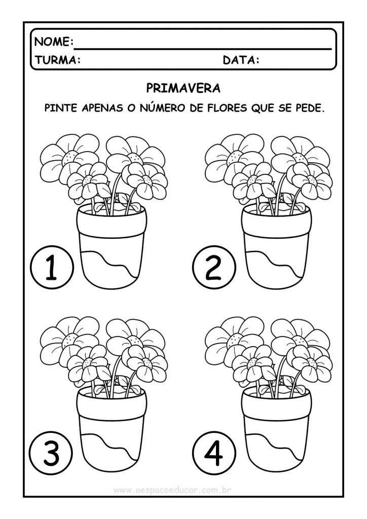 Educação Infantil: atividades para a Primavera!