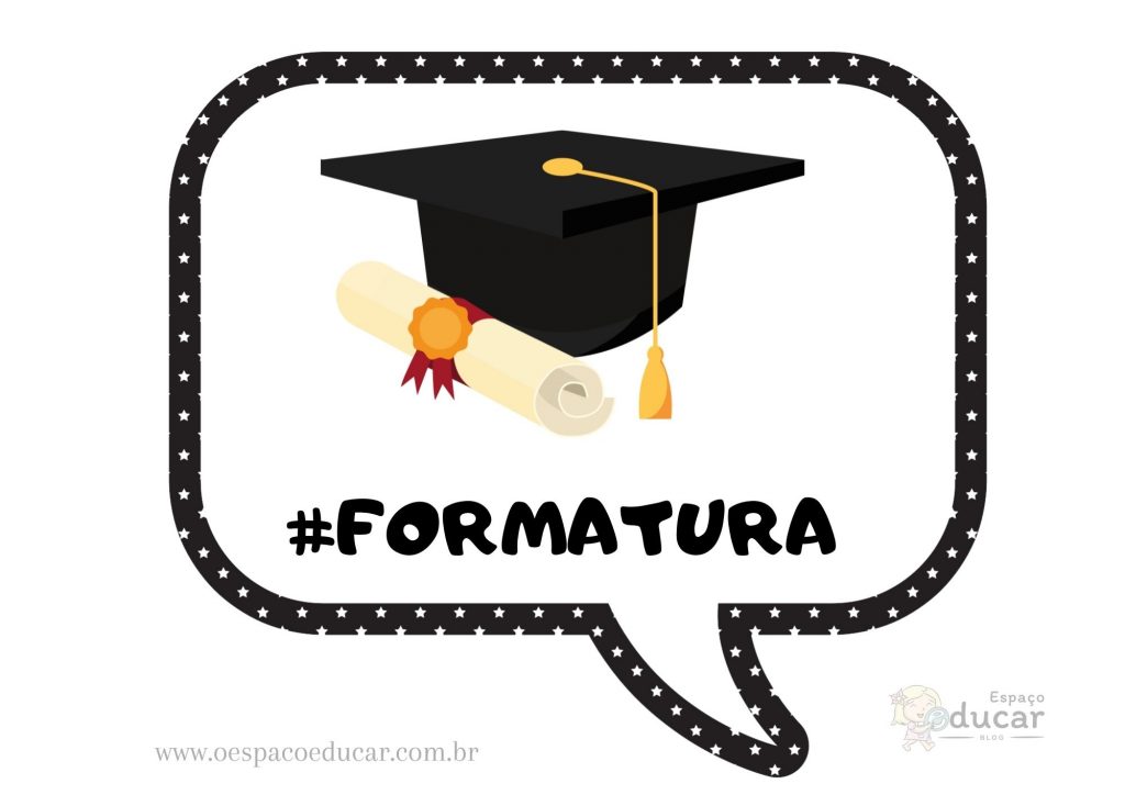 Plaquinhas de Formatura!
