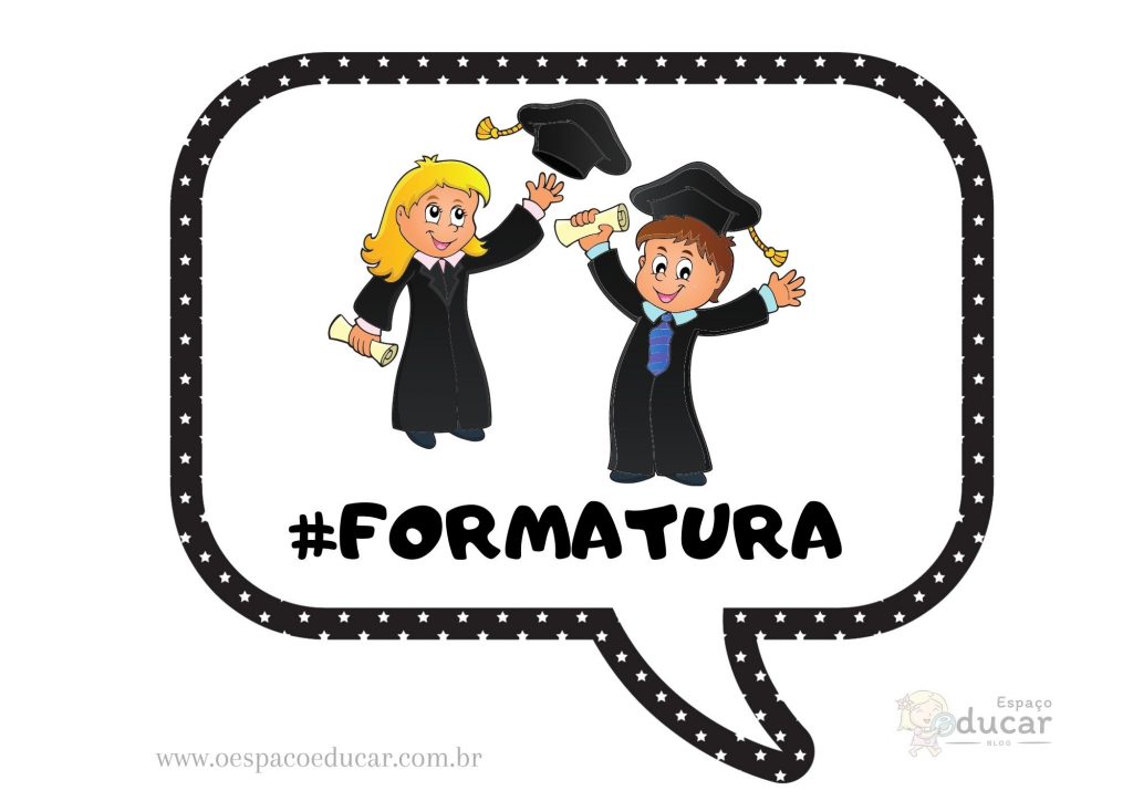 Plaquinhas de Formatura!
