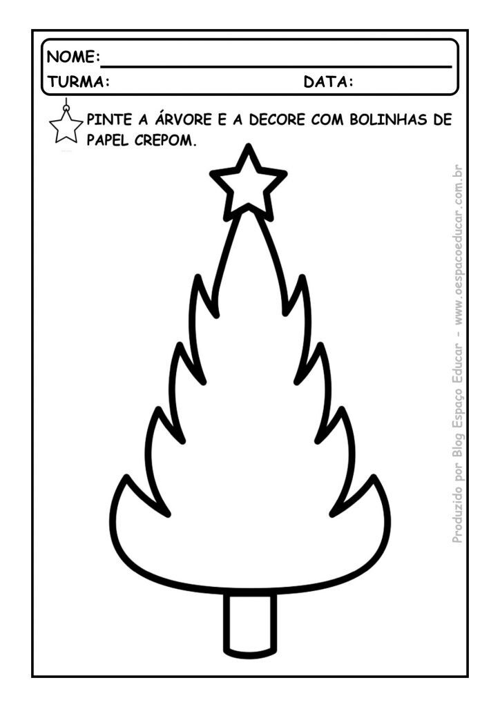 Atividades natal educação infantil