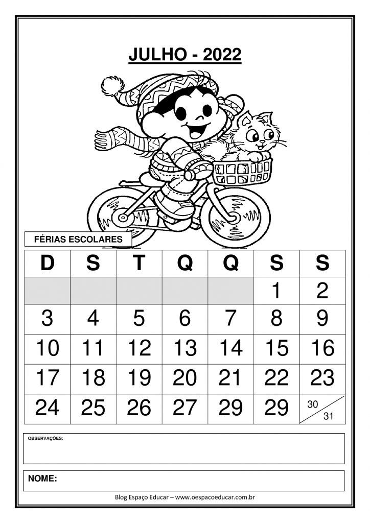 Calendários 2022: Fevereiro!