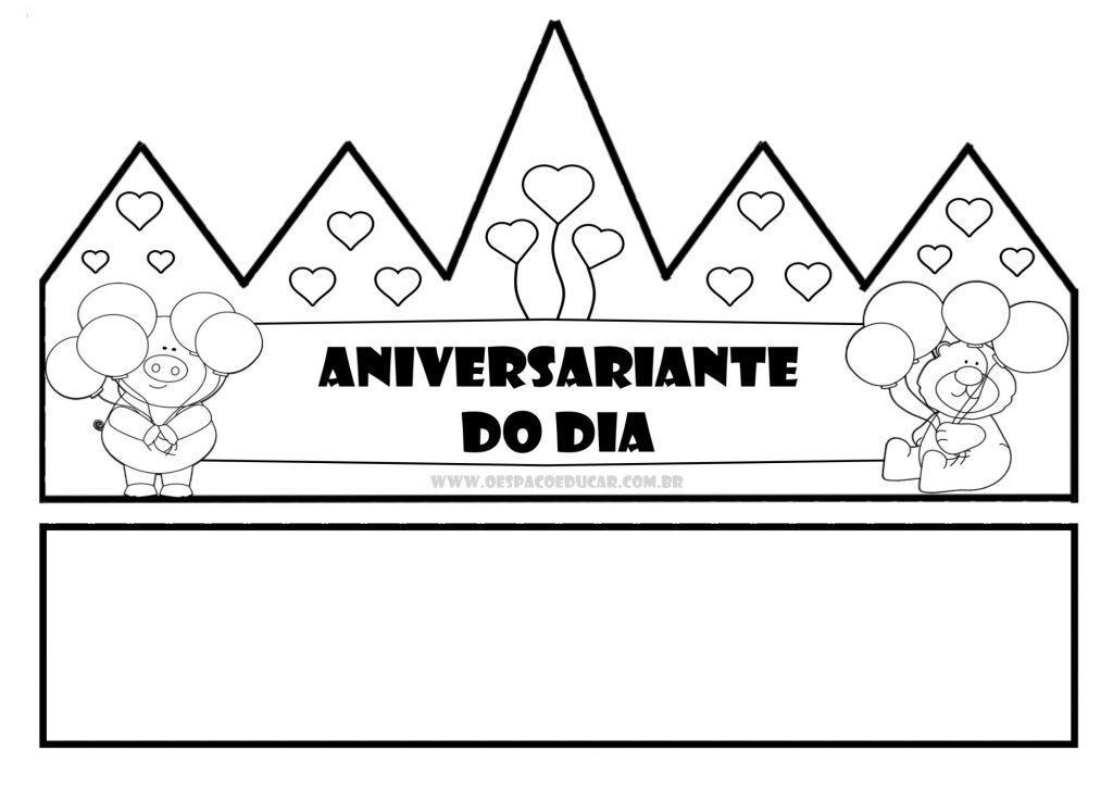 Coroa aniversariante do dia