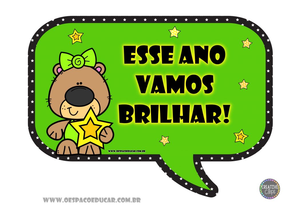 Placa nesse ano vamos brilhar