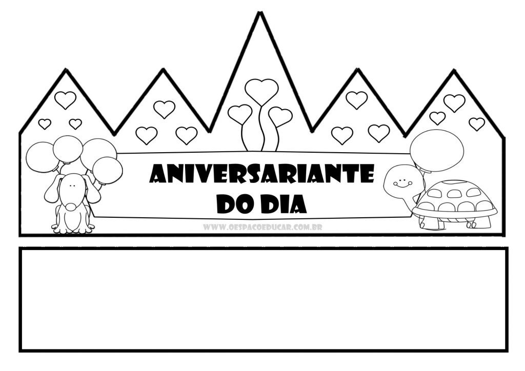 Coroa aniversariante do dia