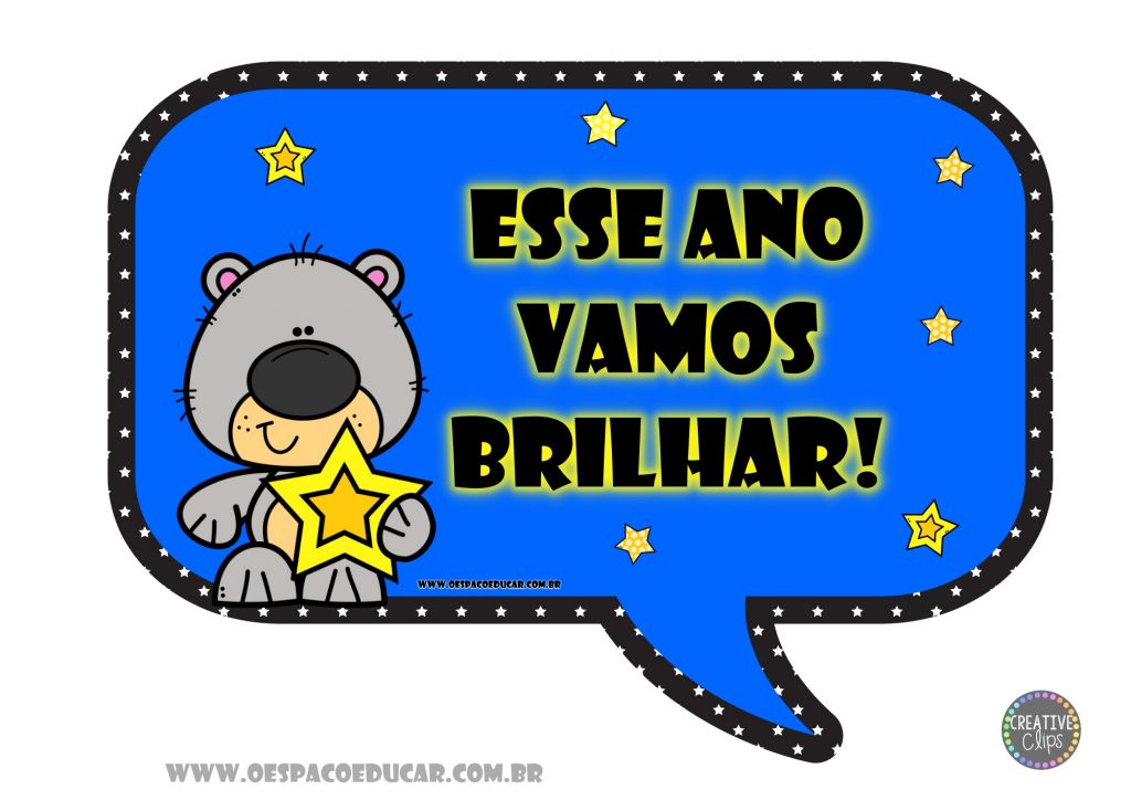 Placa nesse ano vamos brilhar