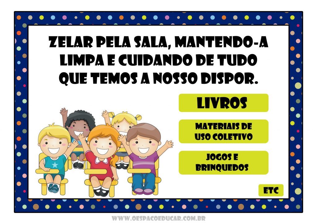 Combinados para o Ensino Fundamental!