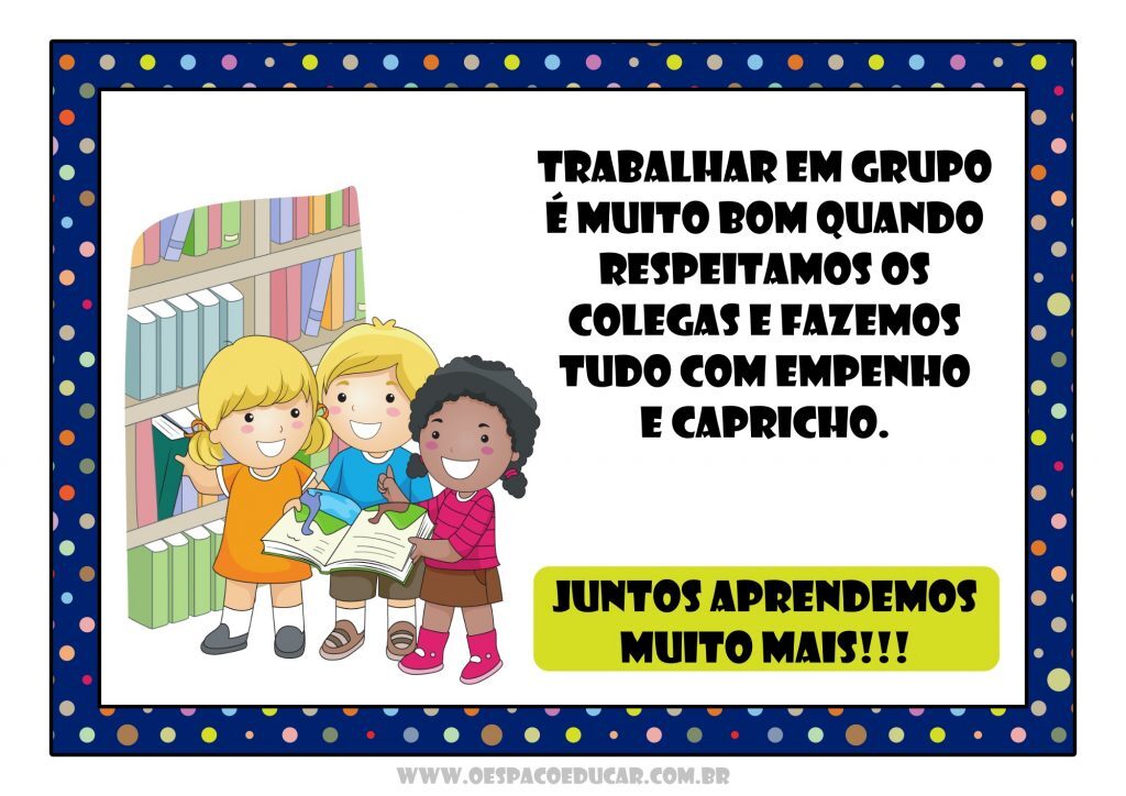Combinados para o Ensino Fundamental!