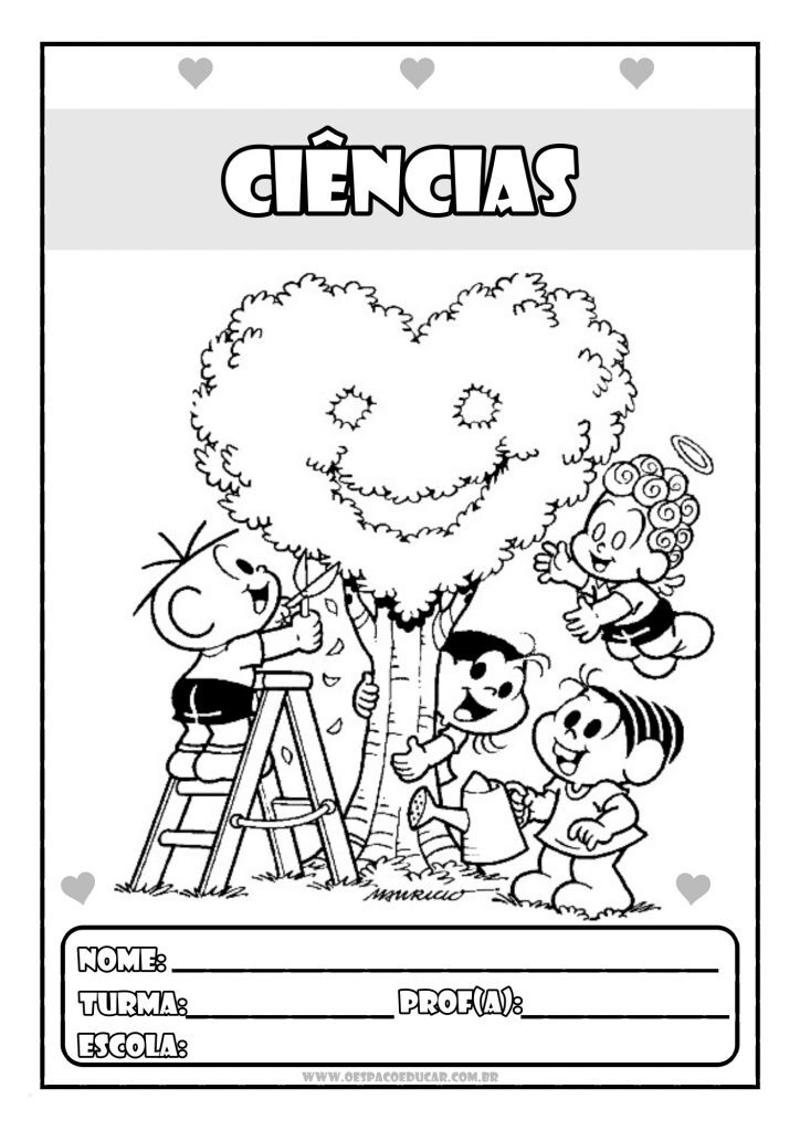 Capas cadernos Turma da Mônica!