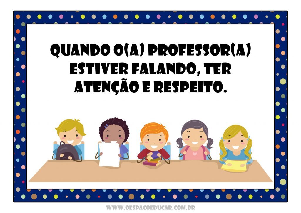 Combinados para o Ensino Fundamental!