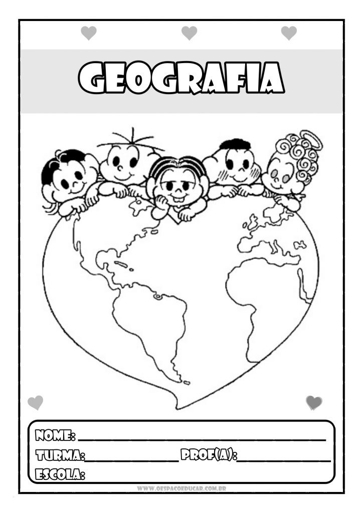 Capas cadernos Turma da Mônica!