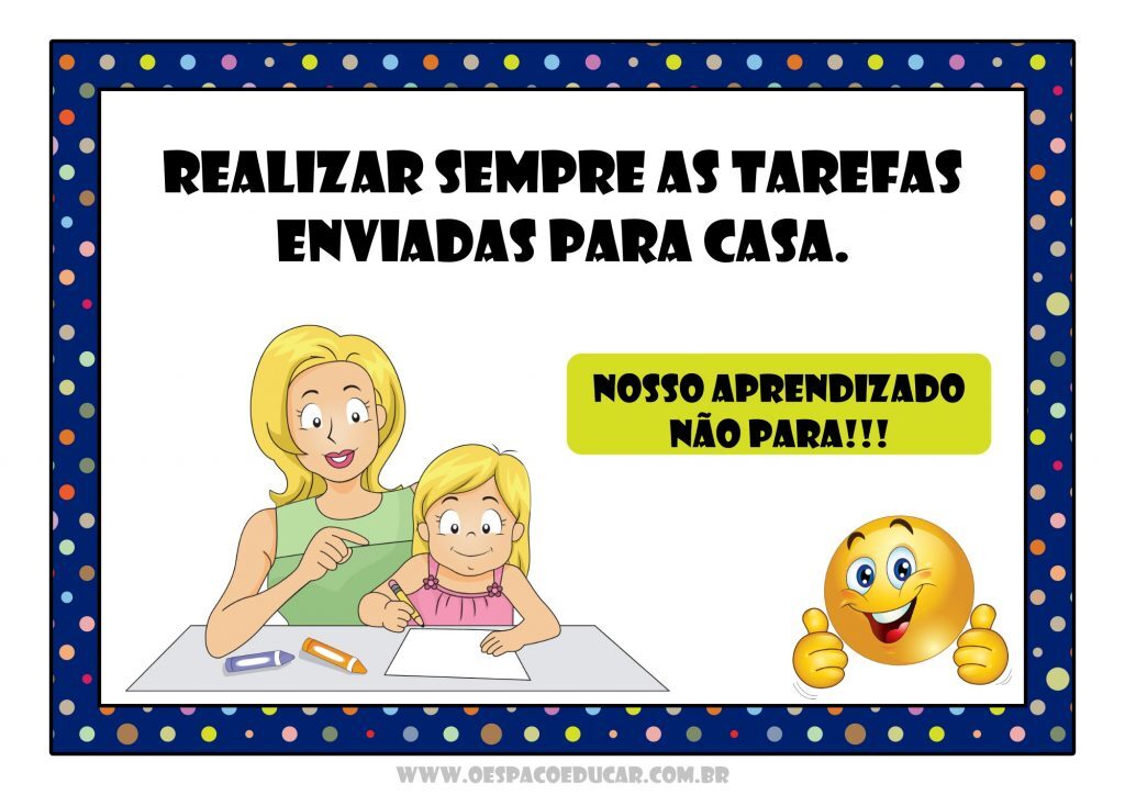 Combinados para o Ensino Fundamental!
