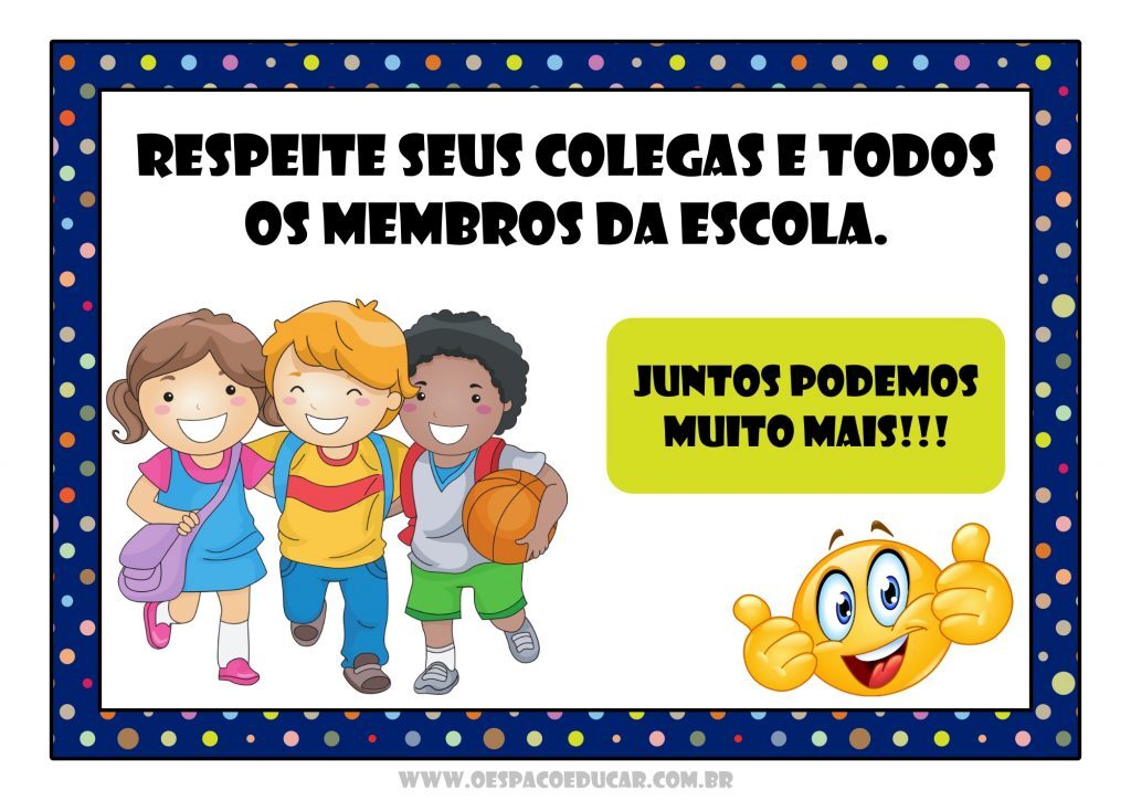 Combinados para o Ensino Fundamental!