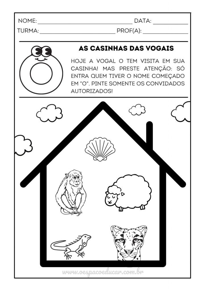 AS CASINHAS DAS VOGAIS