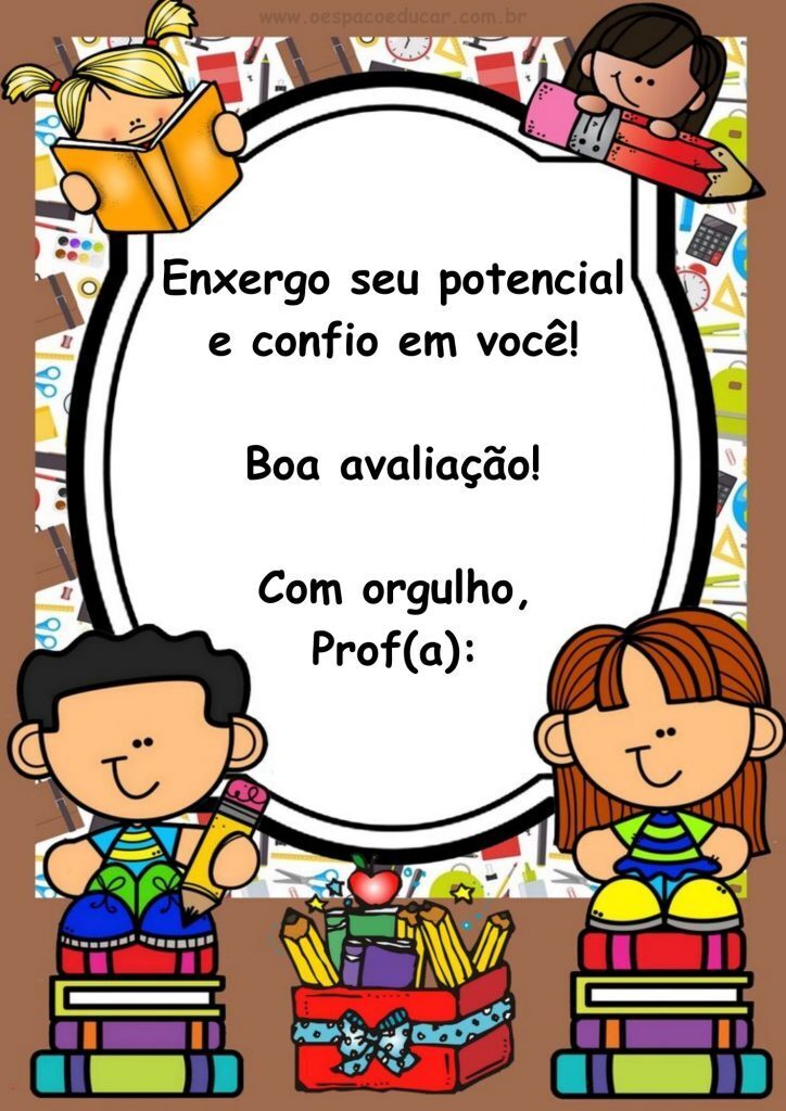 Cartazes avaliações