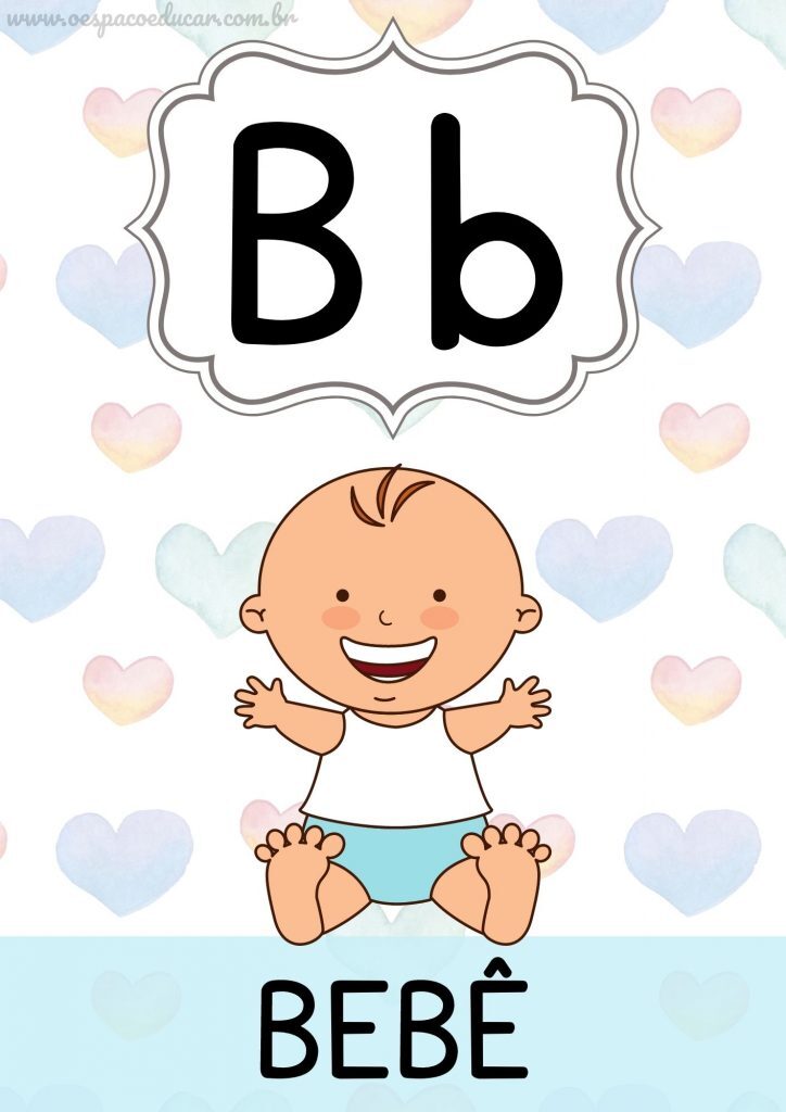 Educação infantil: lindo alfabeto para imprimir!