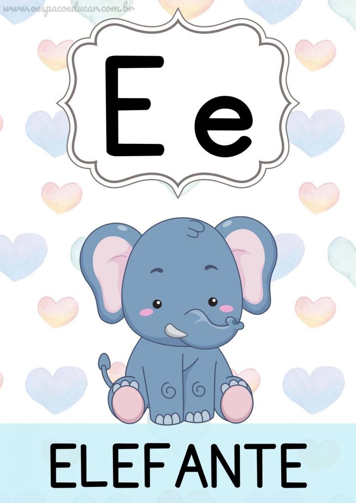 Educação infantil: lindo alfabeto para imprimir!
