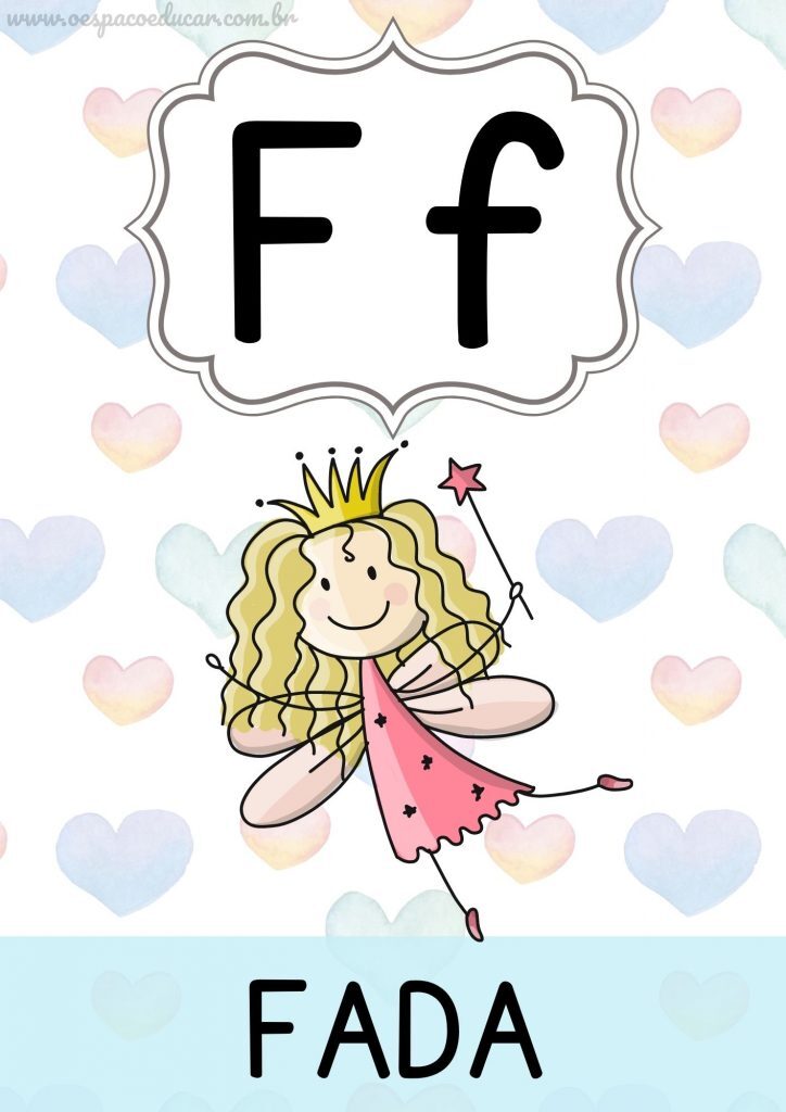 Educação infantil: lindo alfabeto para imprimir!
