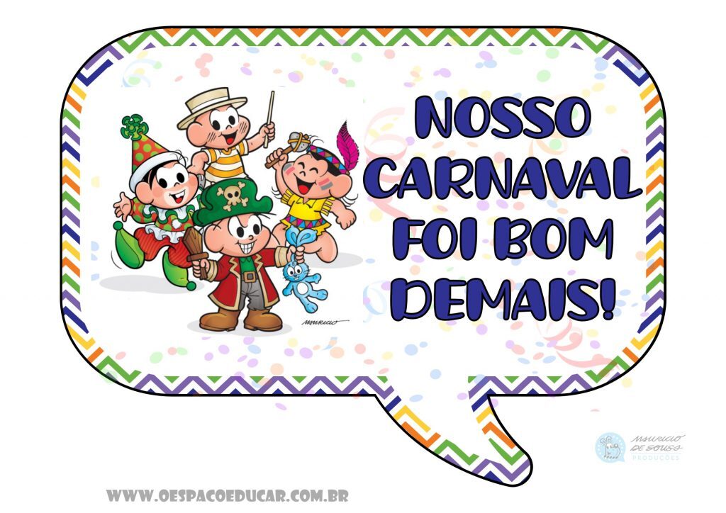 Plaquinhas carnaval