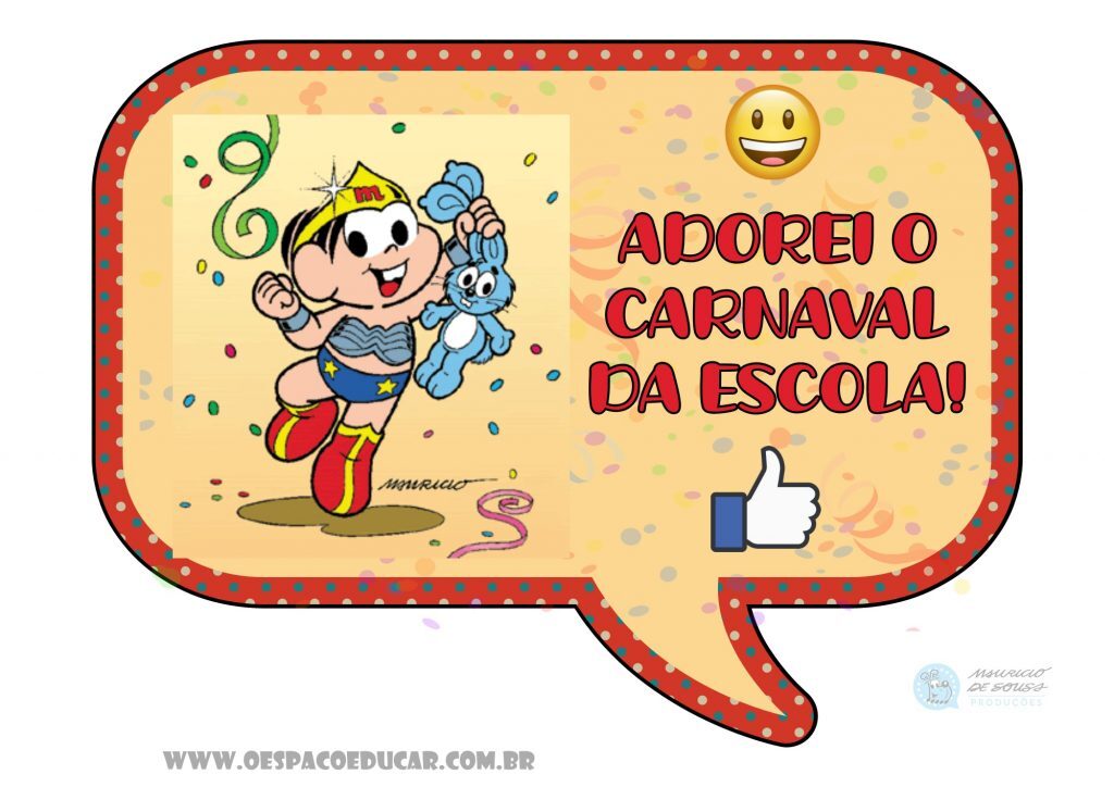 Plaquinhas carnaval