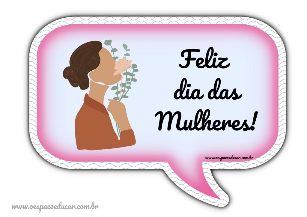 Plaquinhas dia da Mulher!