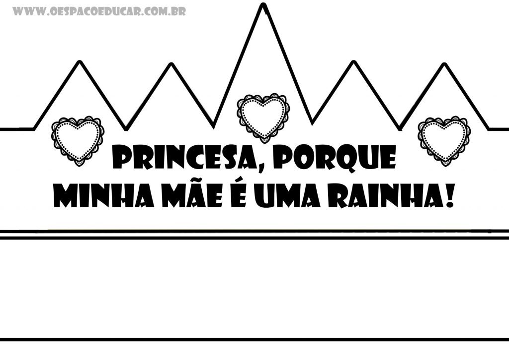 Coroa dia das maes