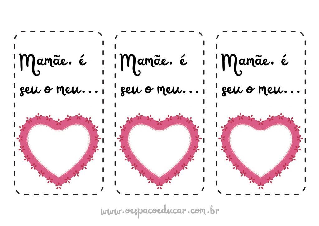 Mamãe é seu o meu coração