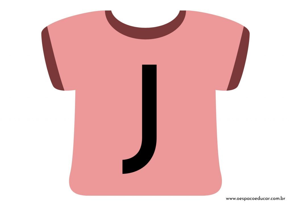 Educação Infantil: camisetas da letra inicial! - Versão Rosa