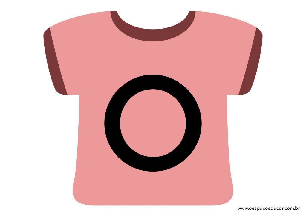 Educação Infantil: camisetas da letra inicial! - Versão Rosa