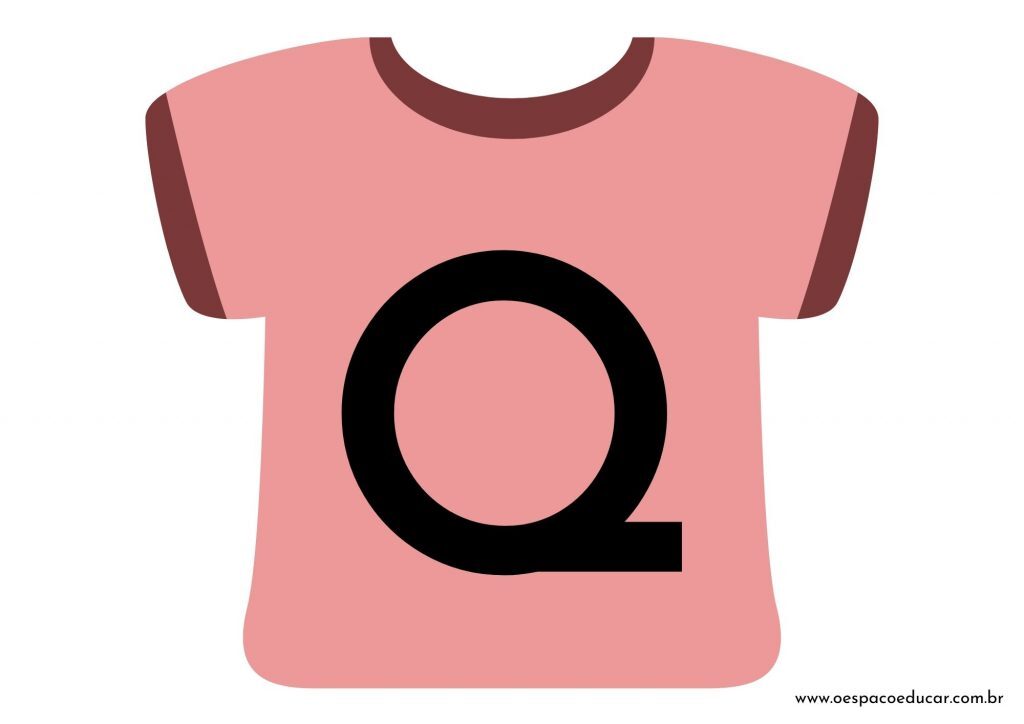 Educação Infantil: camisetas da letra inicial! - Versão Rosa