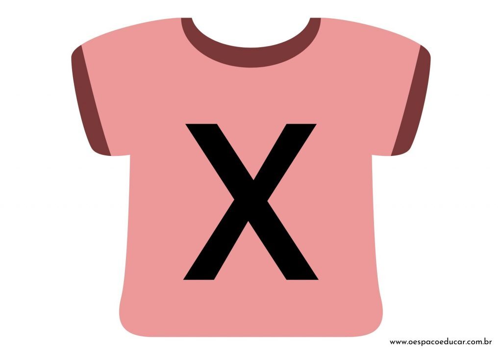 Educação Infantil: camisetas da letra inicial! - Versão Rosa