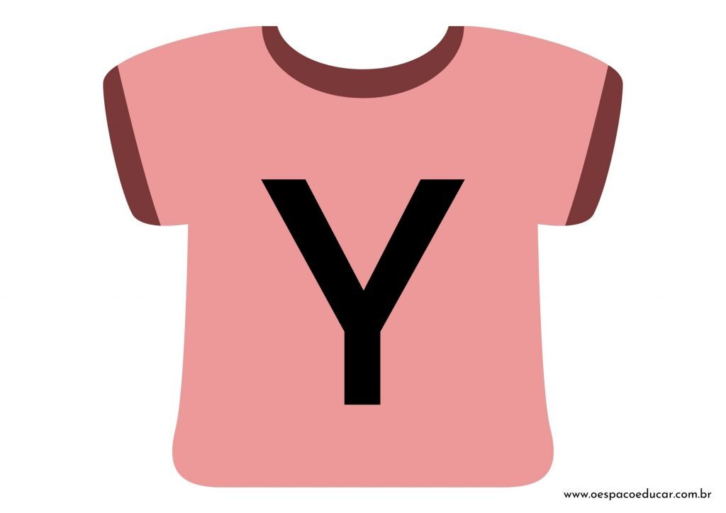 Educação Infantil: camisetas da letra inicial! - Versão Rosa