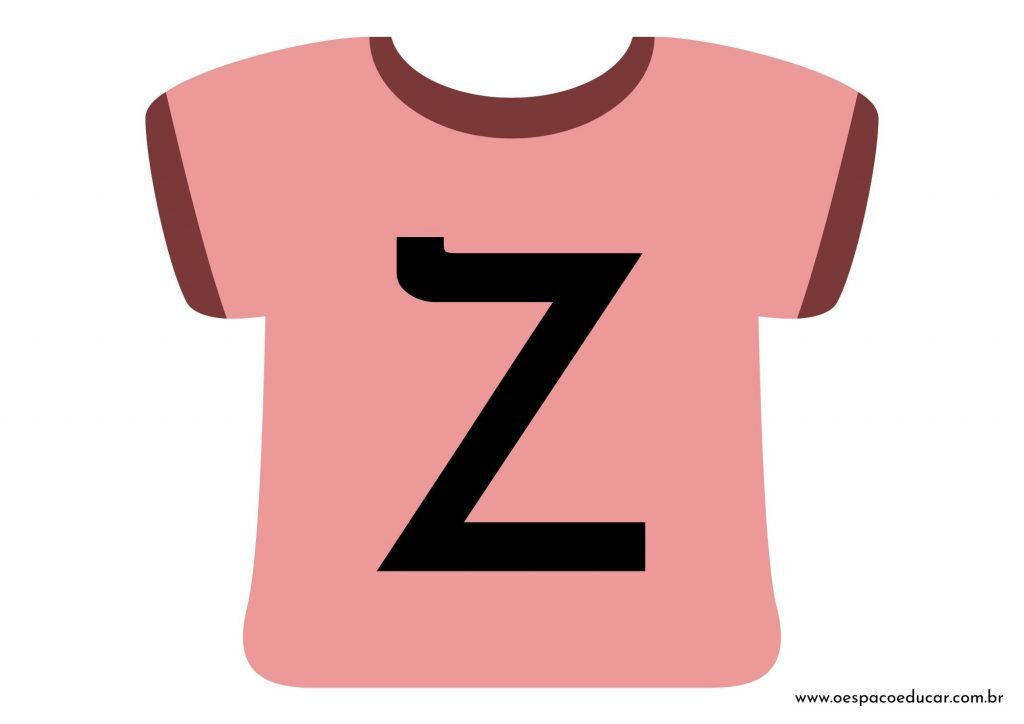 Educação Infantil: camisetas da letra inicial! - Versão Rosa