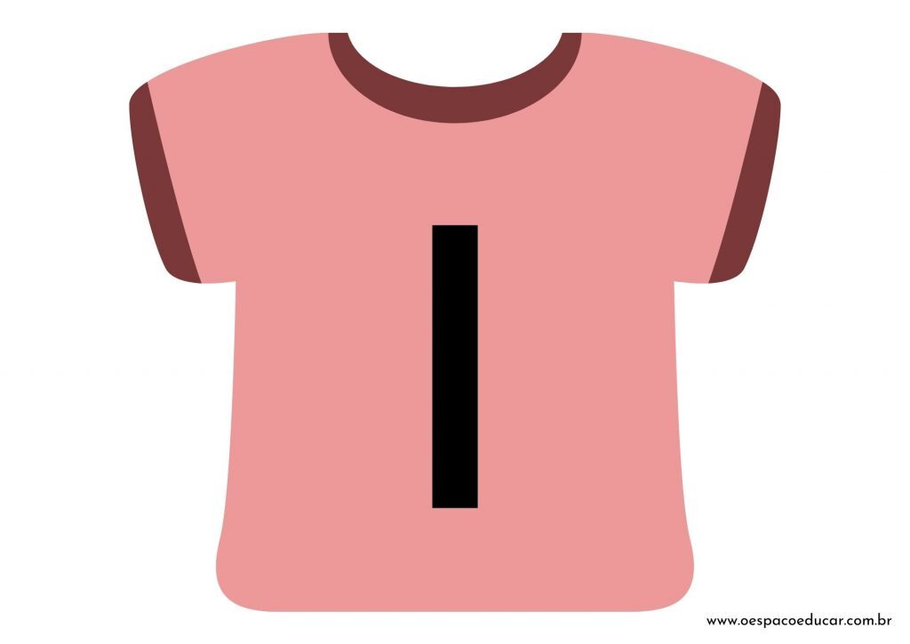 Educação Infantil: camisetas da letra inicial! - Versão Rosa