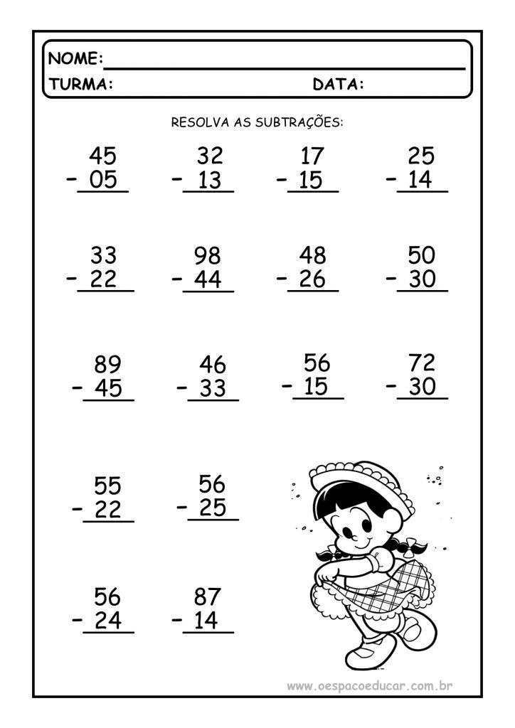 Subtrações juninas