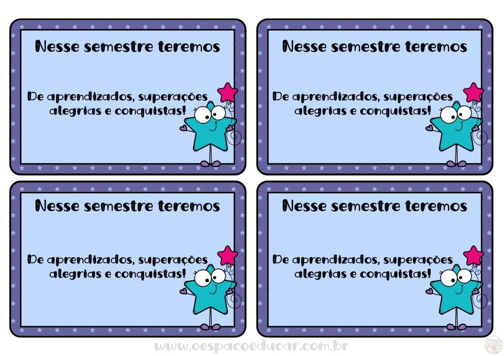 Volta as aulas bis