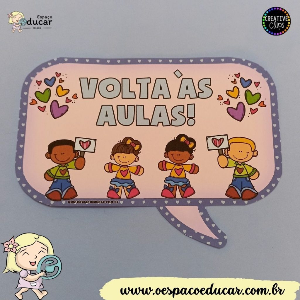 Plaquinhas volta às aulas!