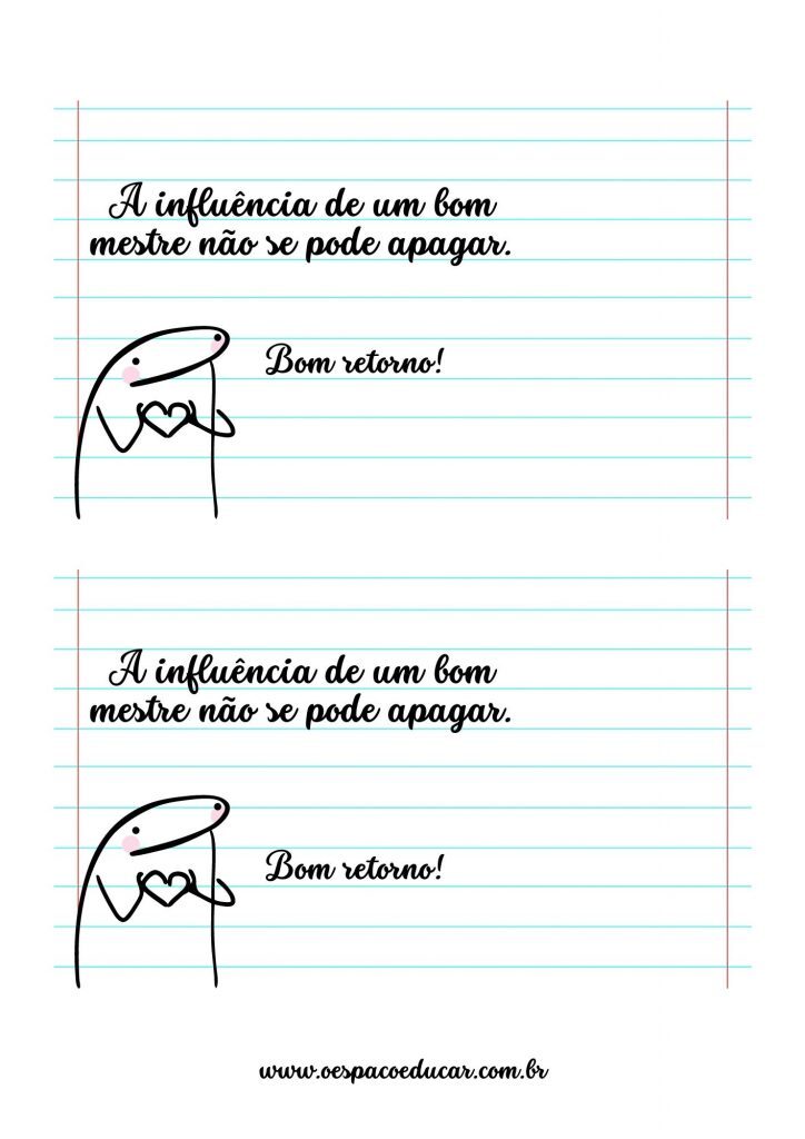 A influencia de um bom professor não se pode apagar
