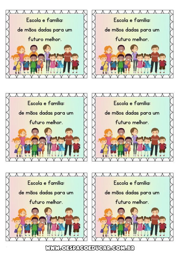 Escola e família de mãos dadas para um futuro melhor!