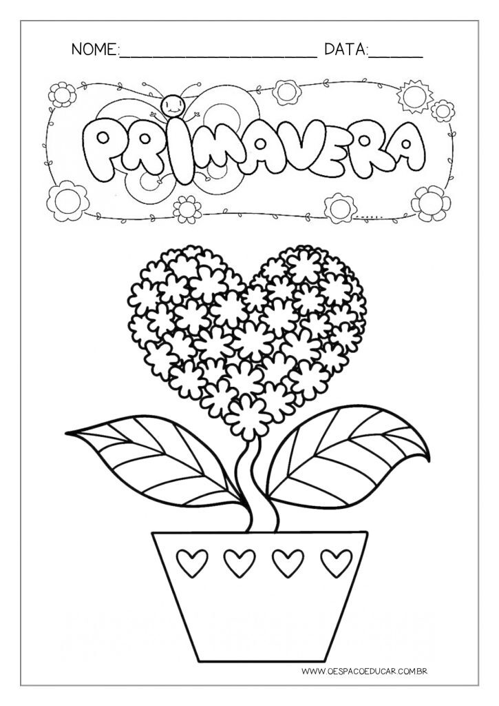 ATIVIDADES PRIMAVERA ED INFANTIL