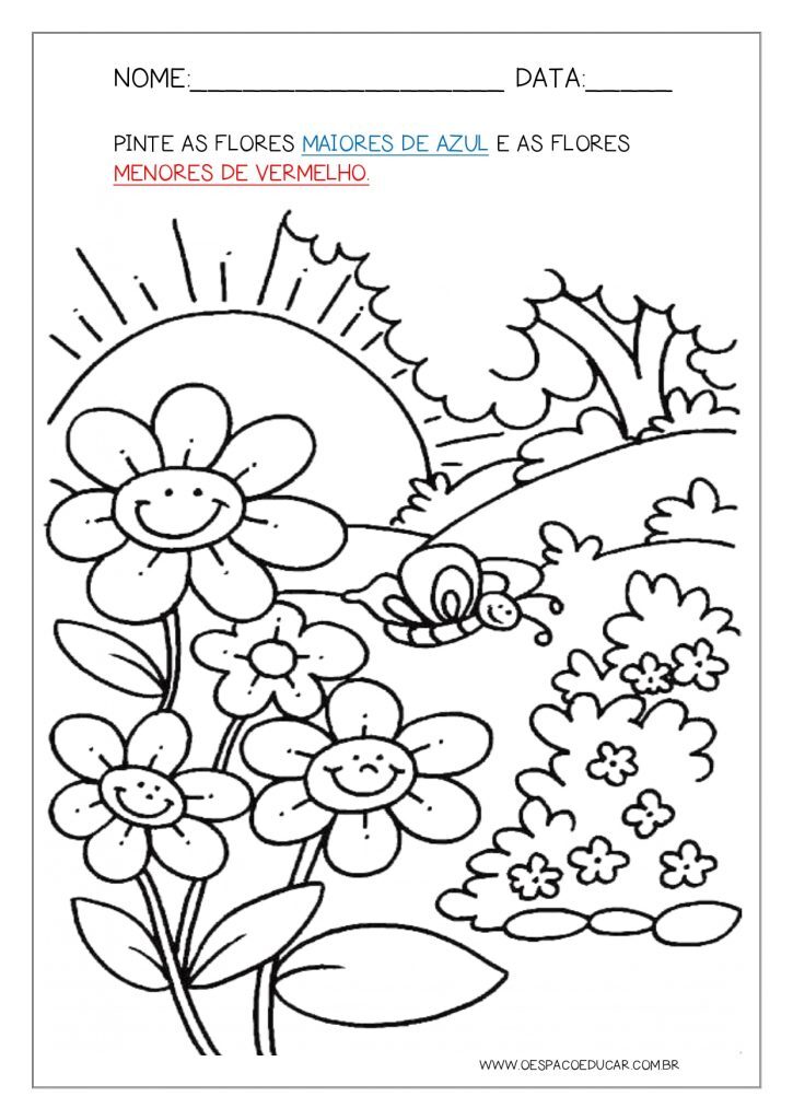 ATIVIDADES PRIMAVERA ED INFANTIL