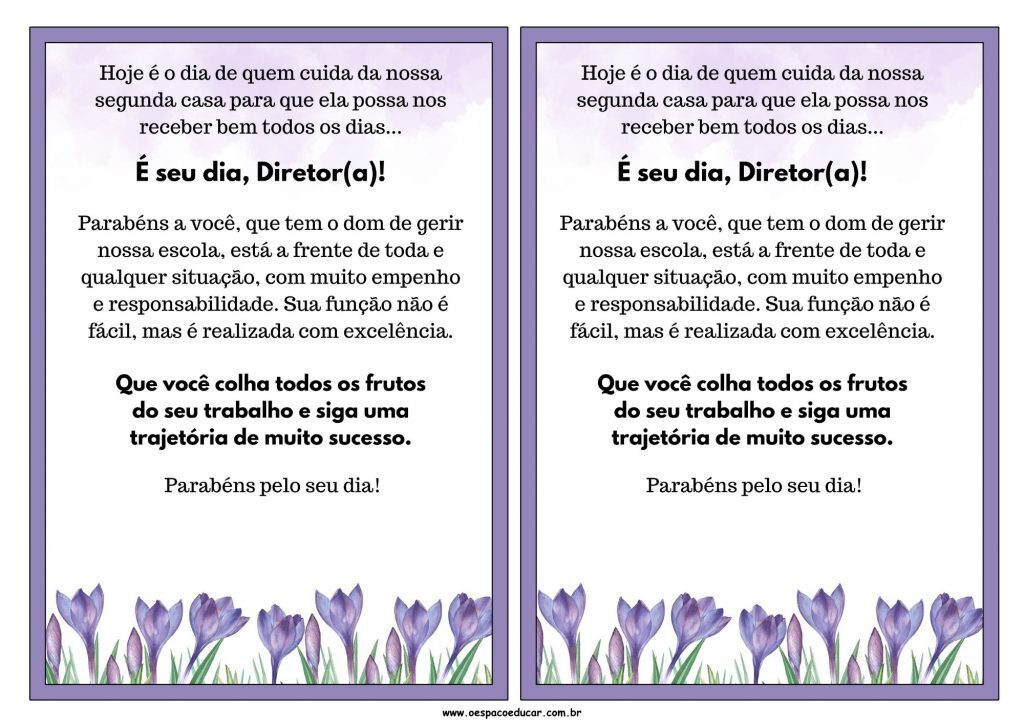 Dia do diretor escolar