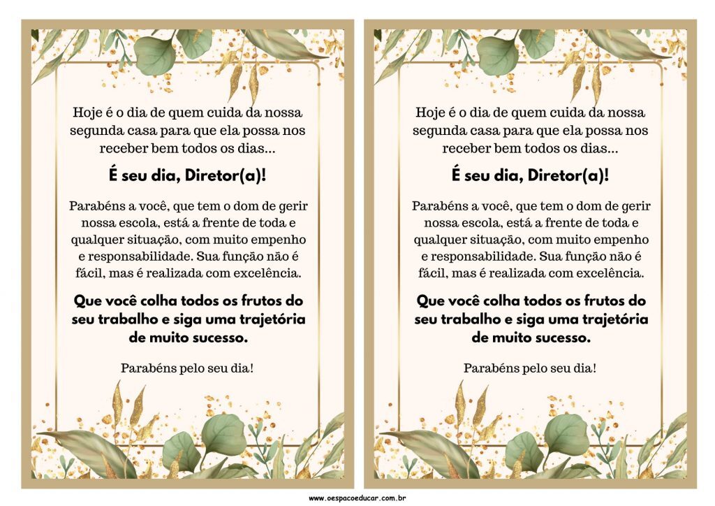 Dia do diretor escolar