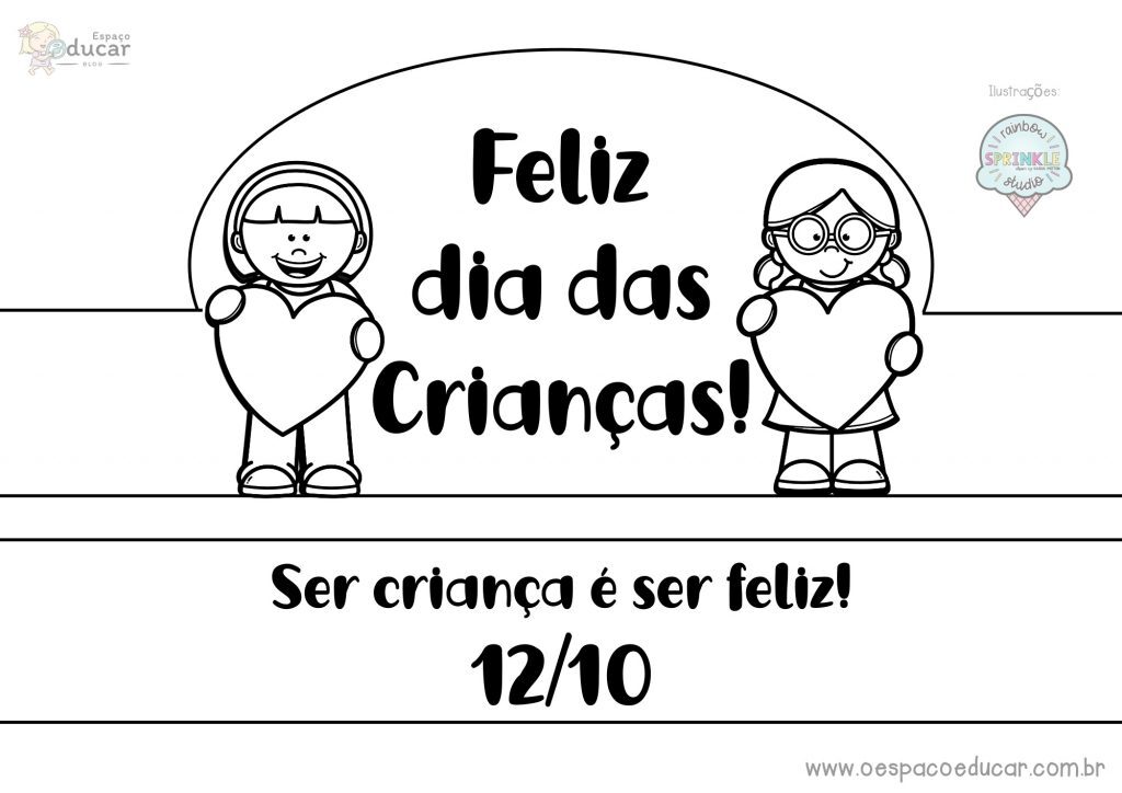Coroa dia das crianças