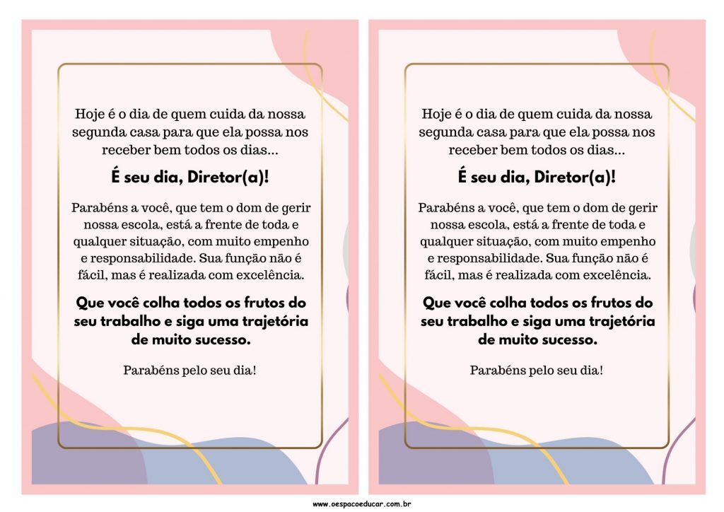 Dia do diretor escolar
