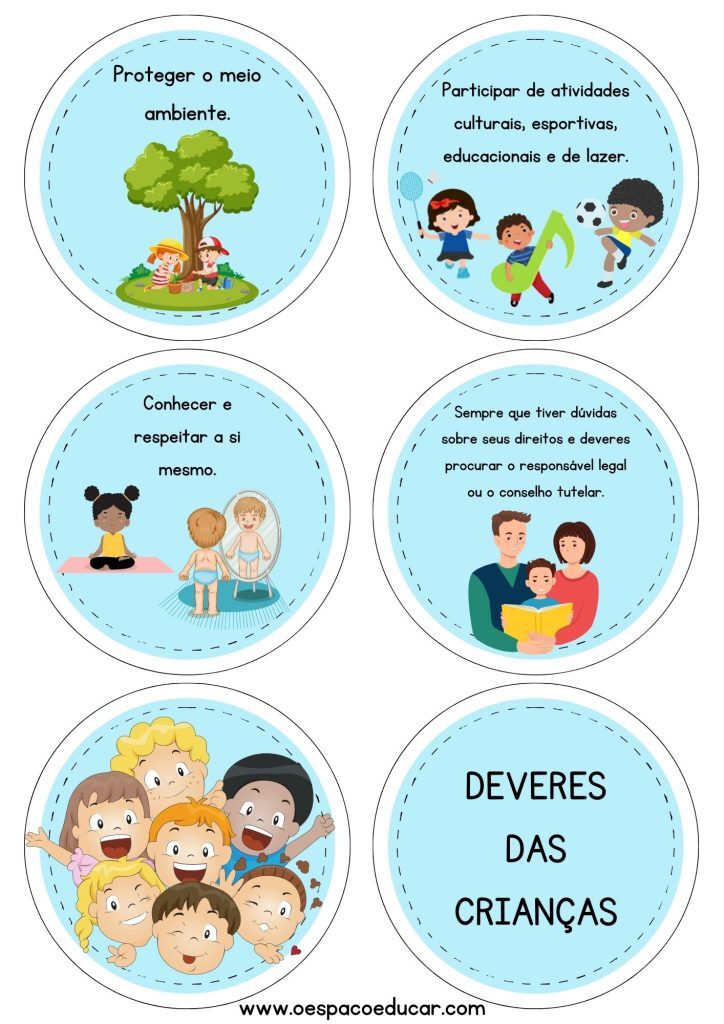 Luva dos deveres da criança!