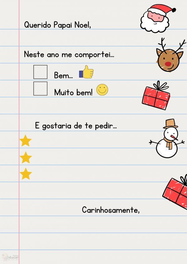 Cartinhas para o Papai Noel!