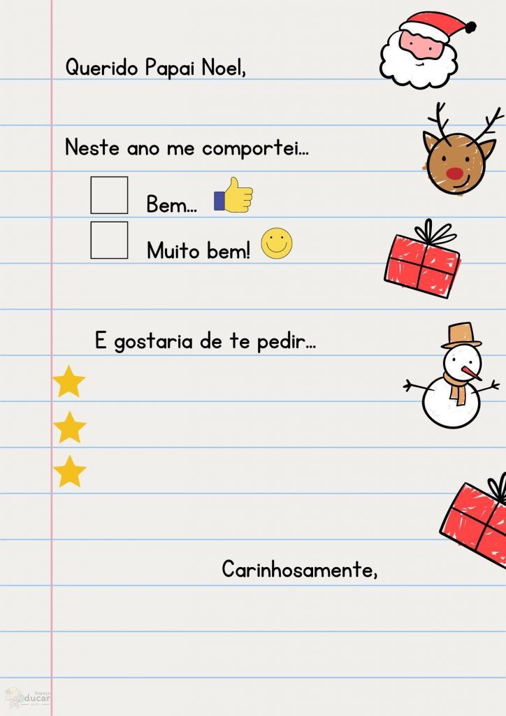 Cartinhas para o papai noel