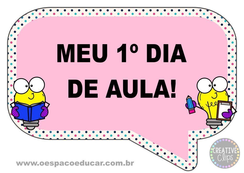 Plaquinhas volta as aulas